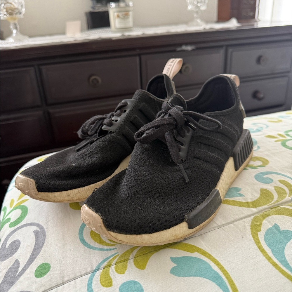 Adidas NMD_R1 Women’s Size 7.5 (Black/Beige) | Great Condition | Boost Comfort